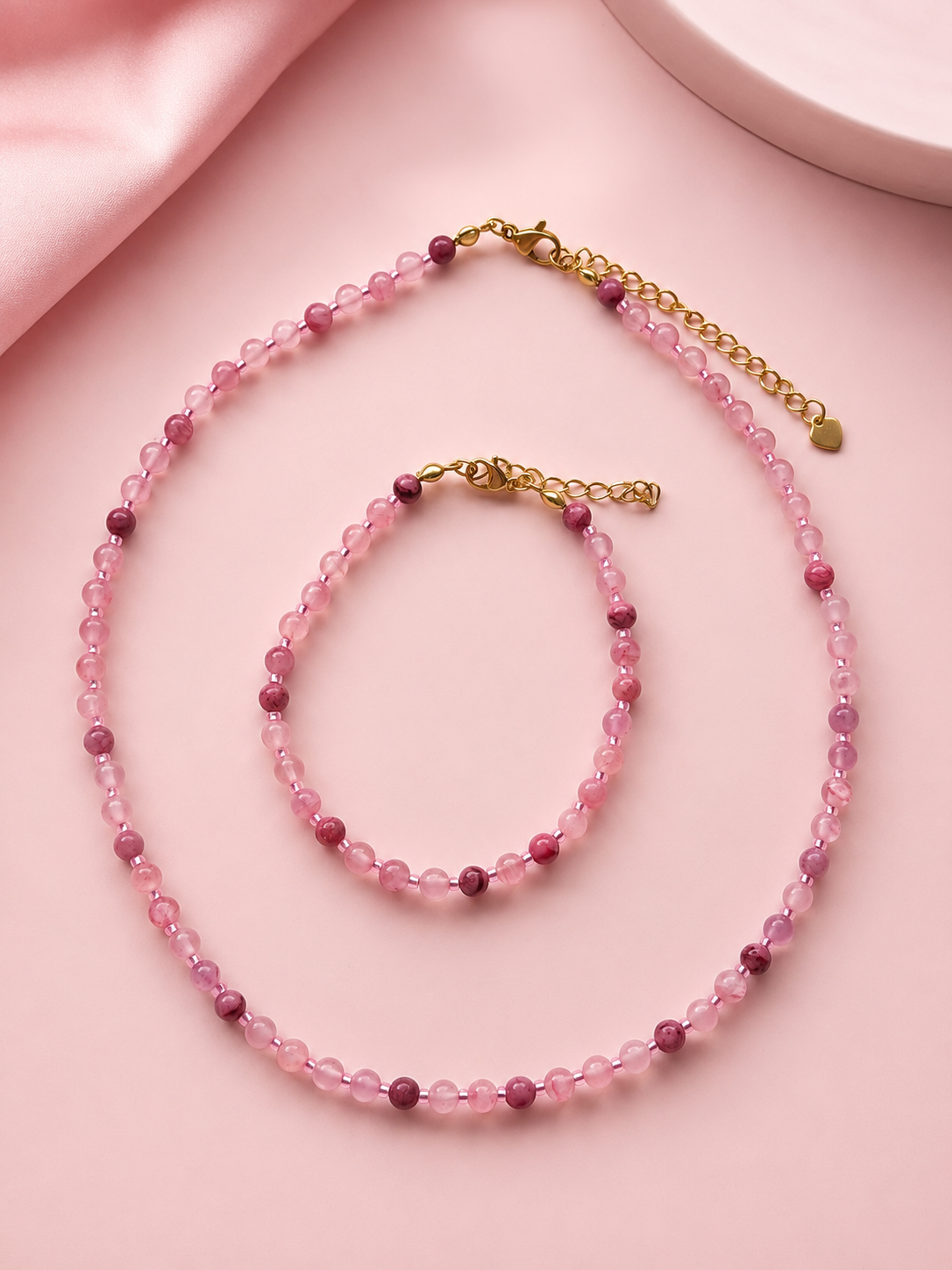 Pink Jade Glow Set