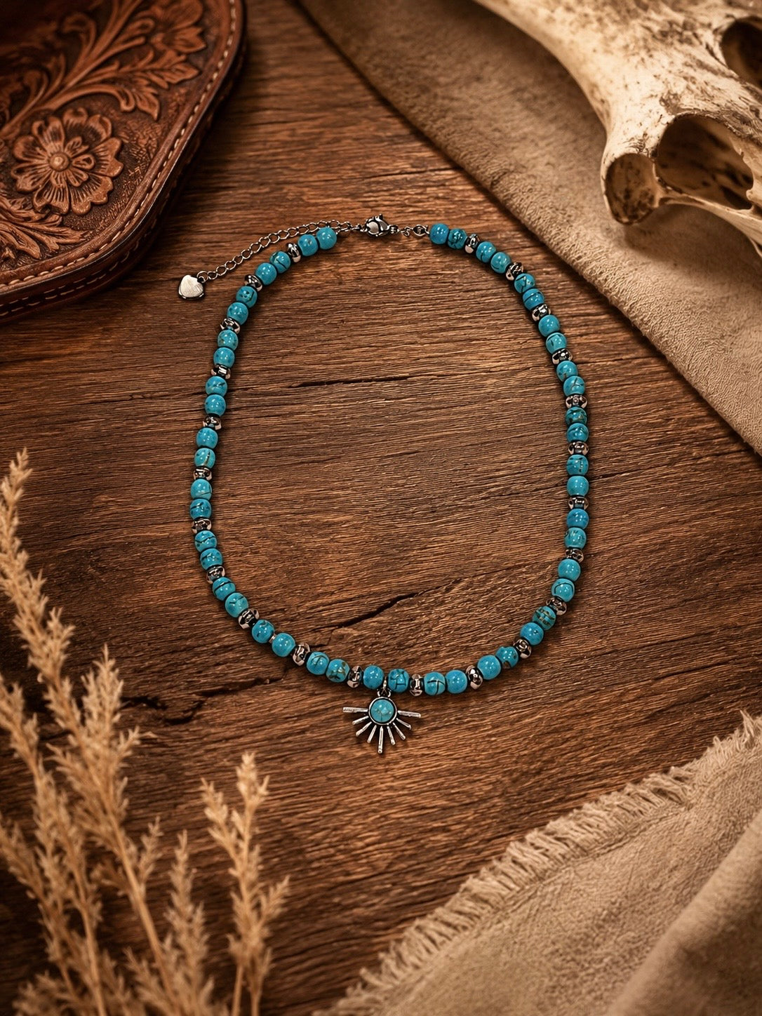 Turquoise Sunrise Necklace Chocker