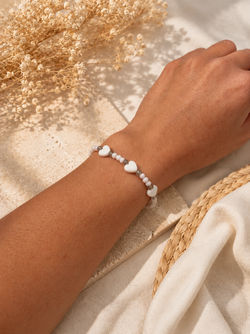 Blushing Hearts Bracelet