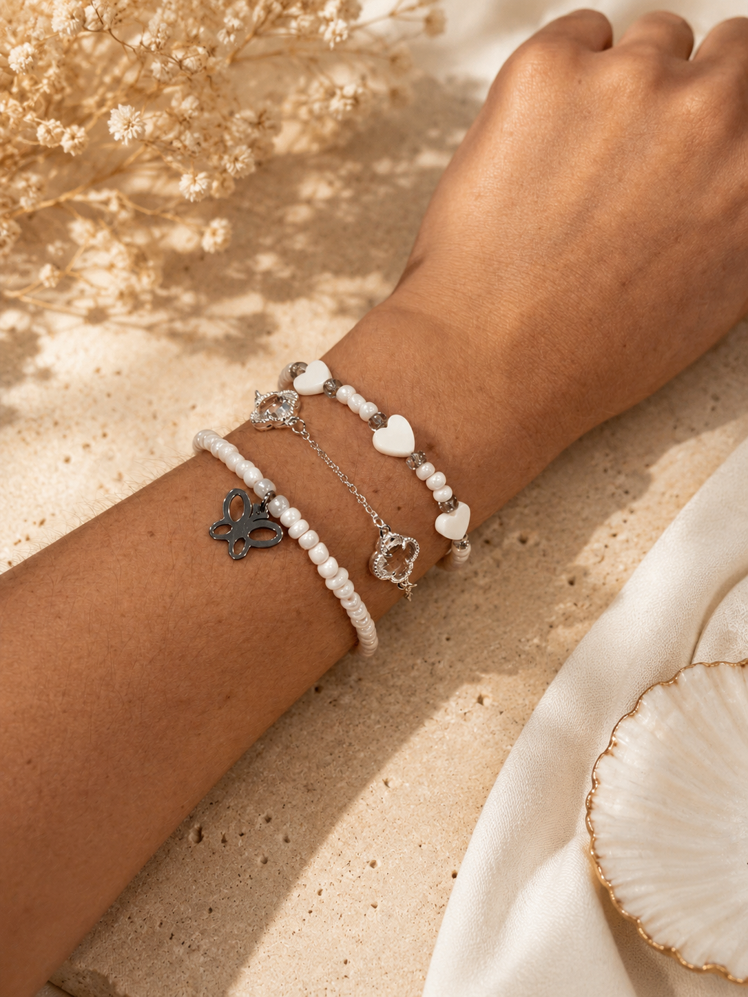Blush Butterfly Bracelet