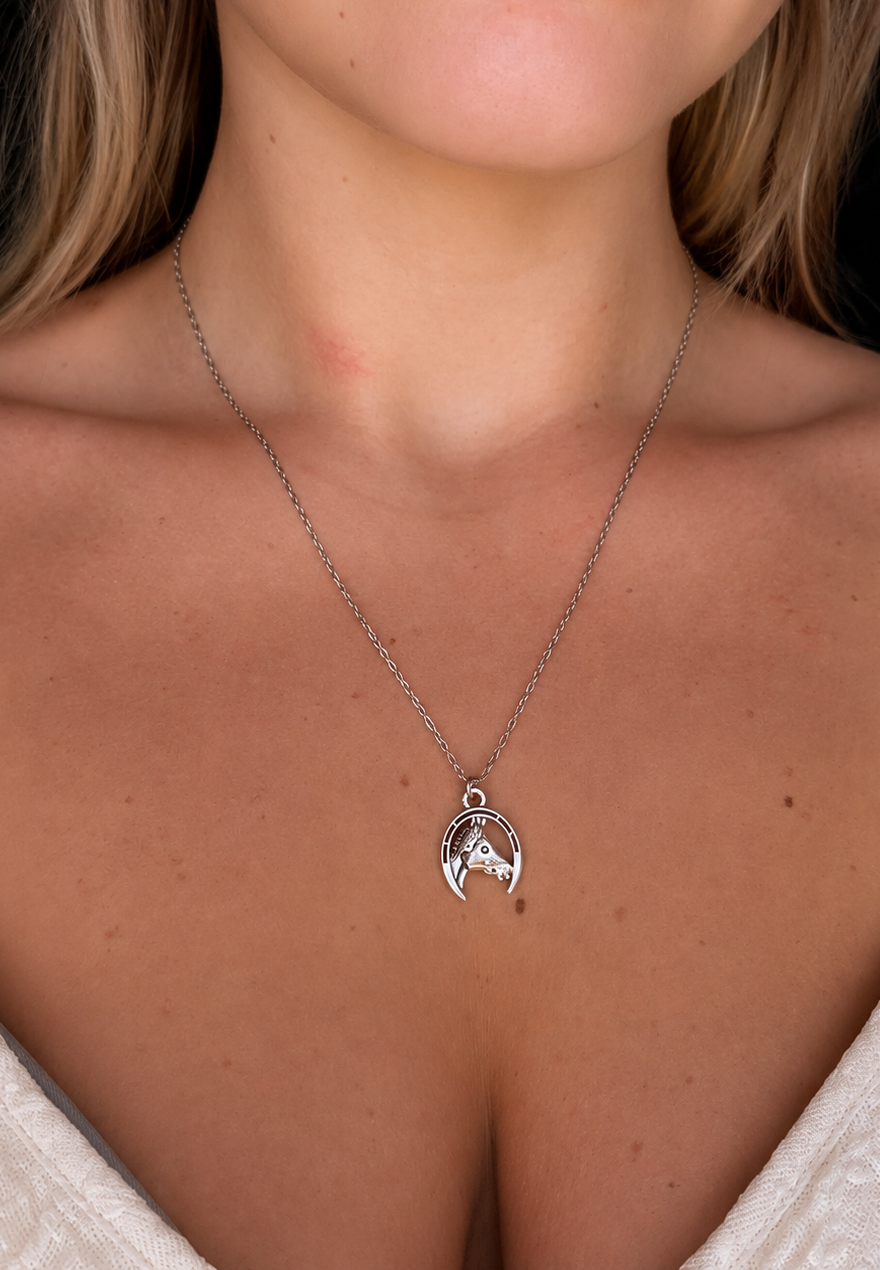 Midnight Mustang Necklace
