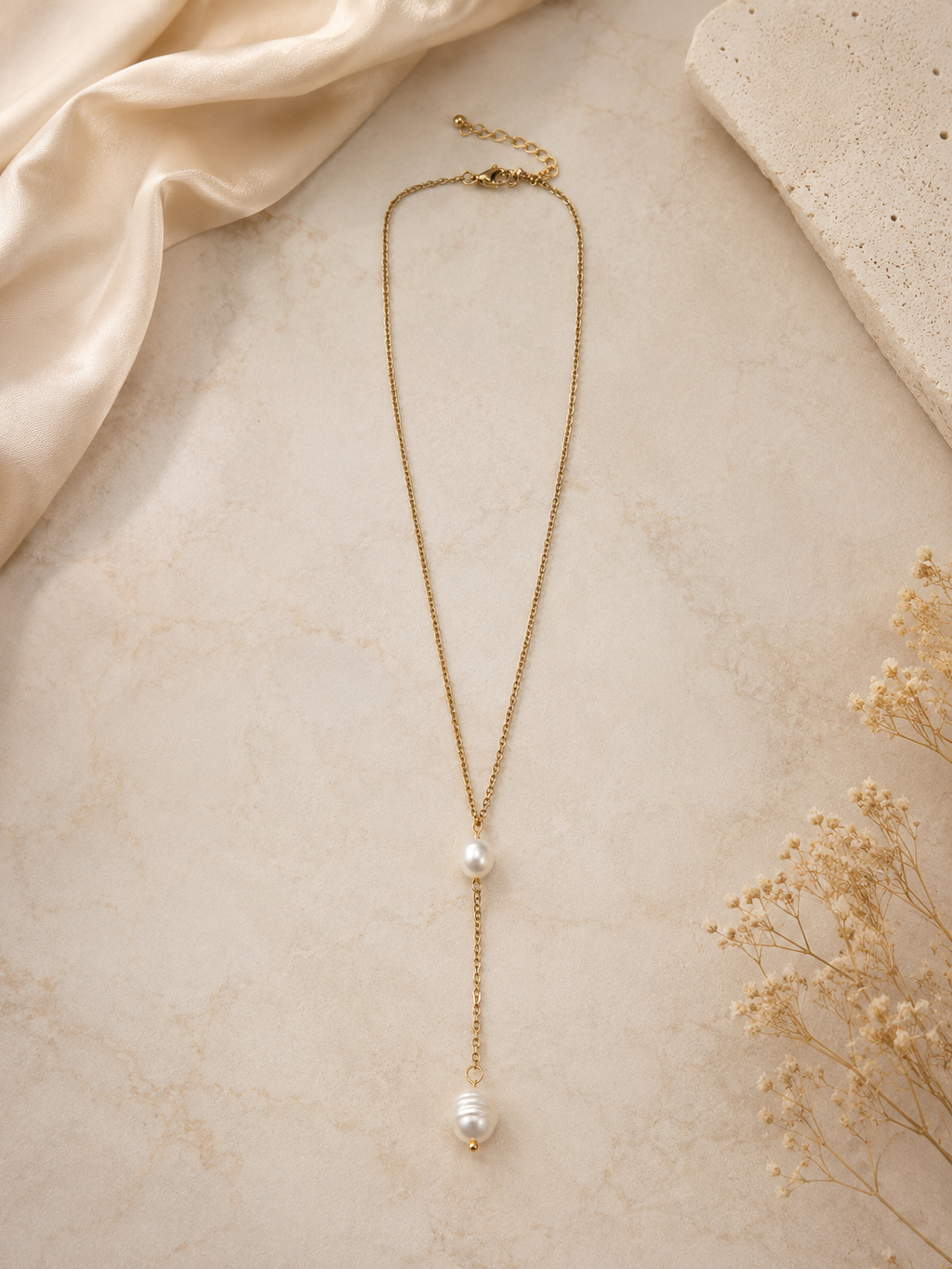 Pearl Cascade Necklace
