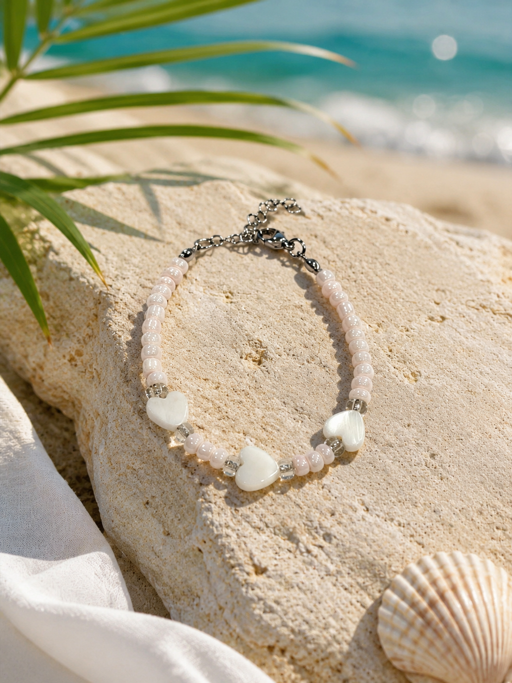 Blushing Hearts Bracelet