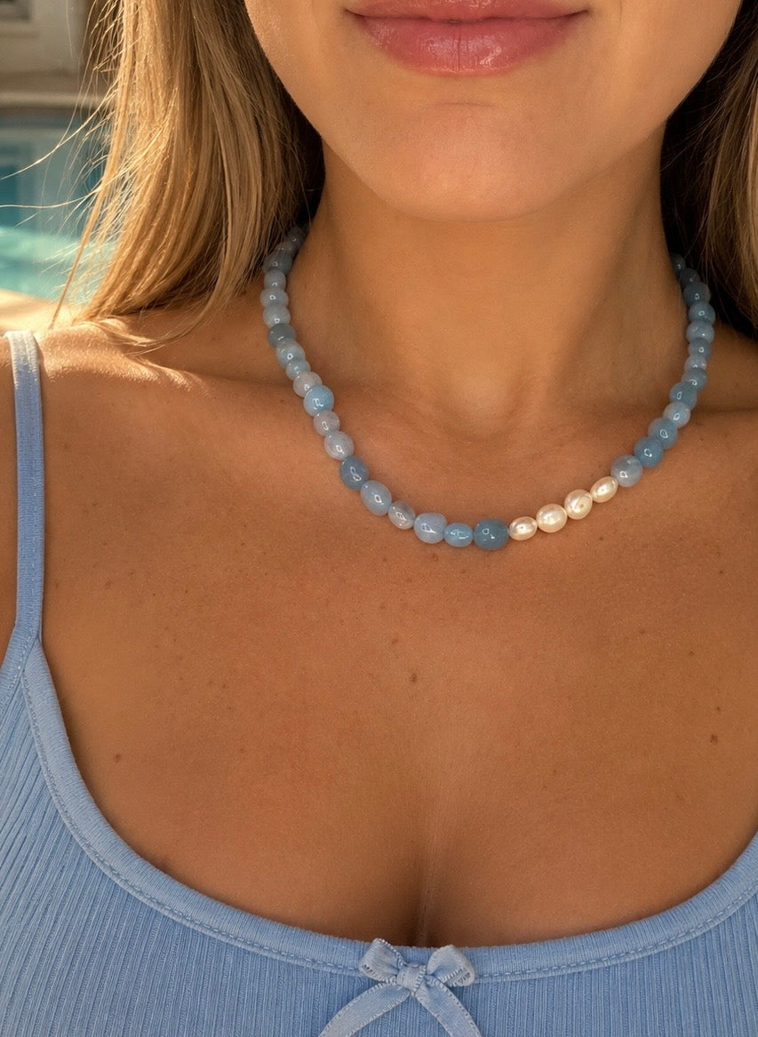 Sky Pearl Necklace