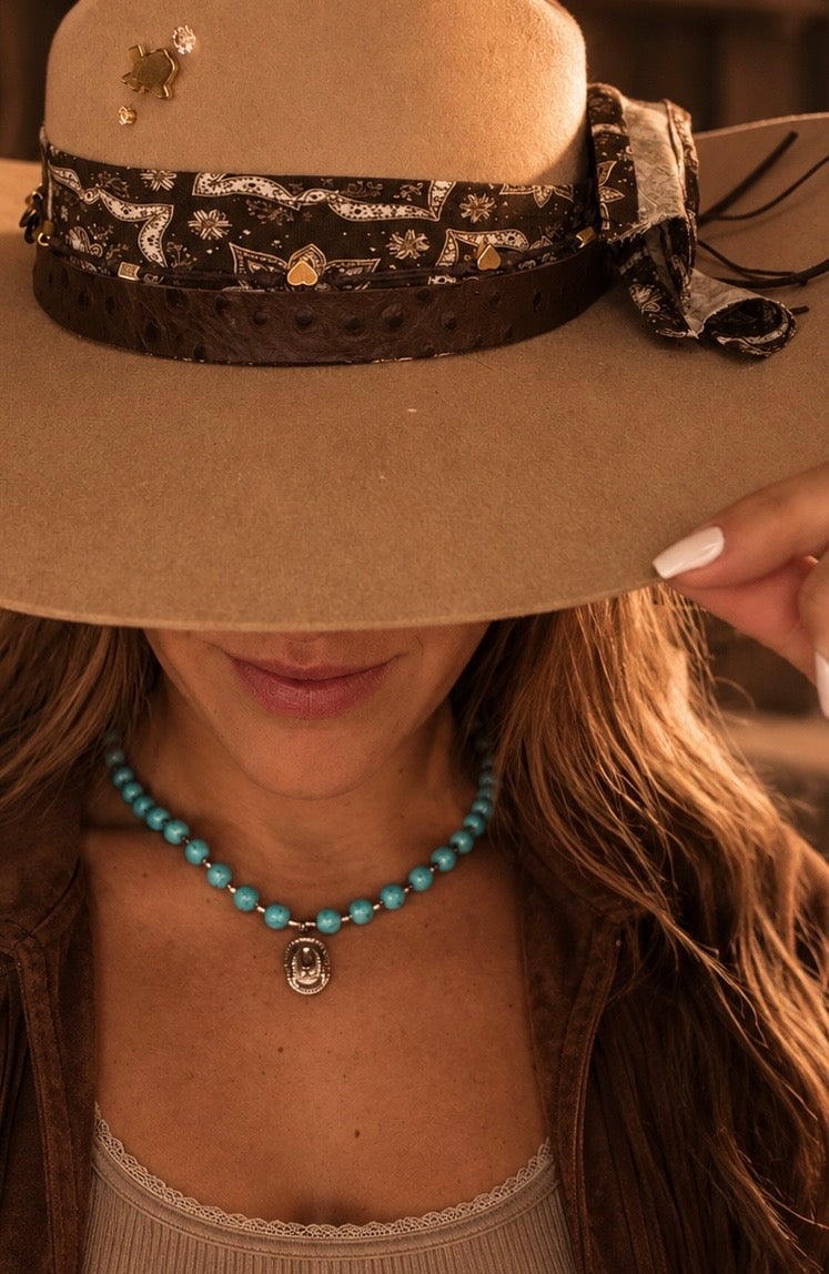 Turquoise Cowgirl Necklace