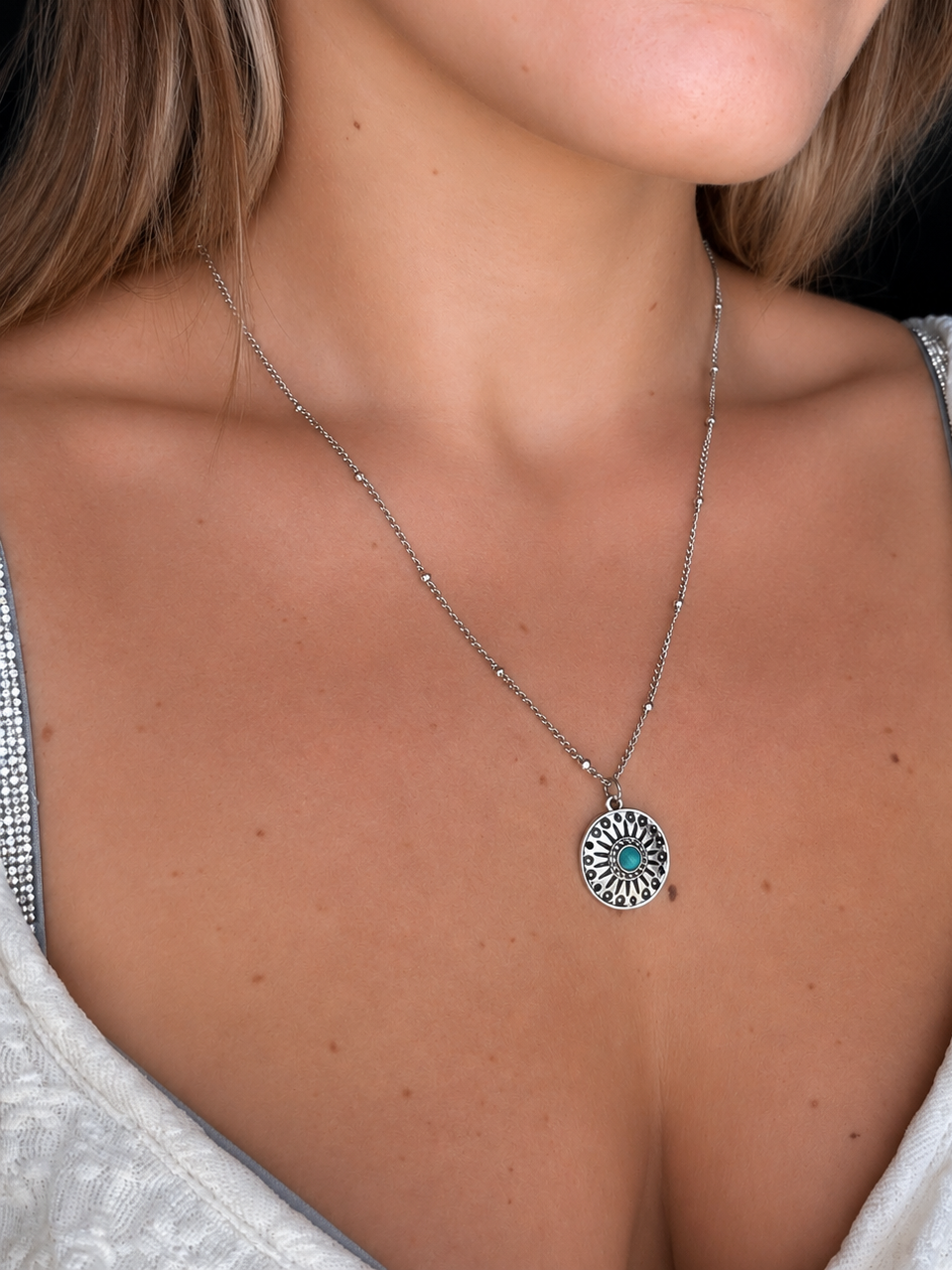 Turquoise Sun Necklace