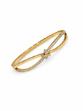 Golden Infinity Bangle