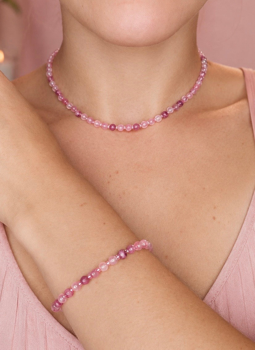 Pink Jade Glow Set