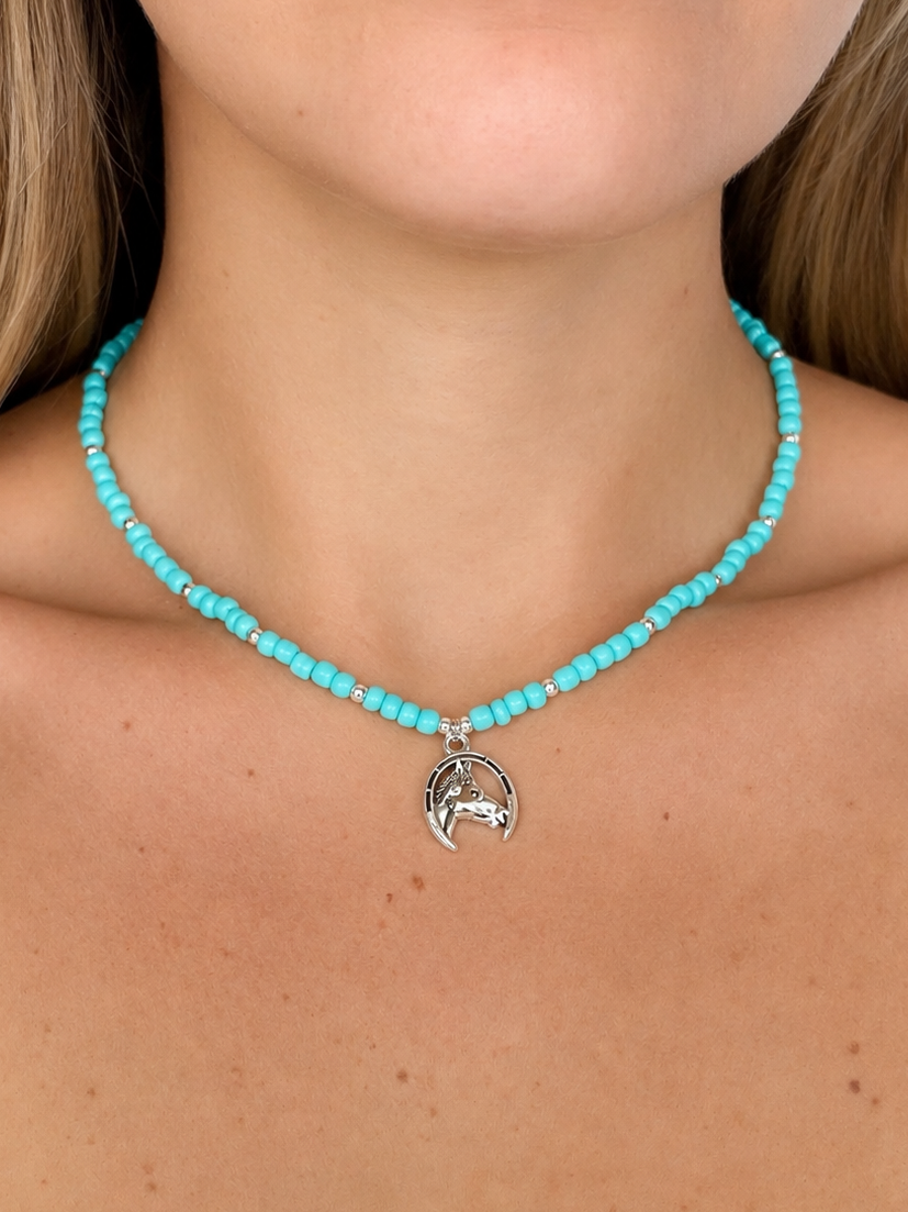 Turquoise Horse Chocker