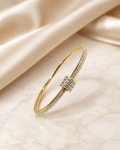 Halo Crystal Bangle