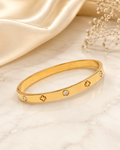 Clover Charm Bangle