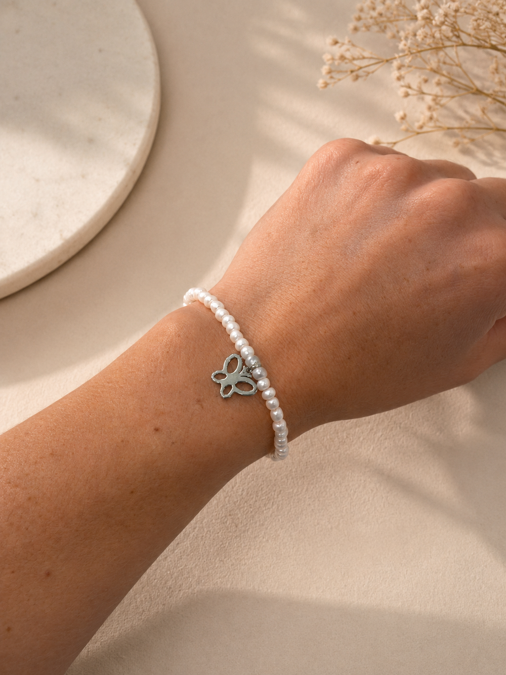 Blush Butterfly Bracelet
