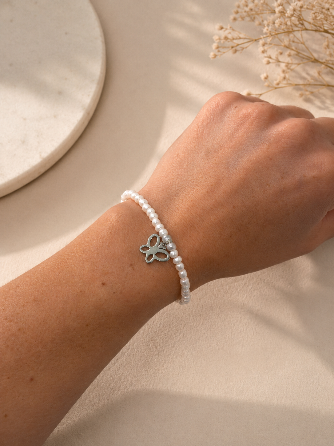 Blush Butterfly Bracelet