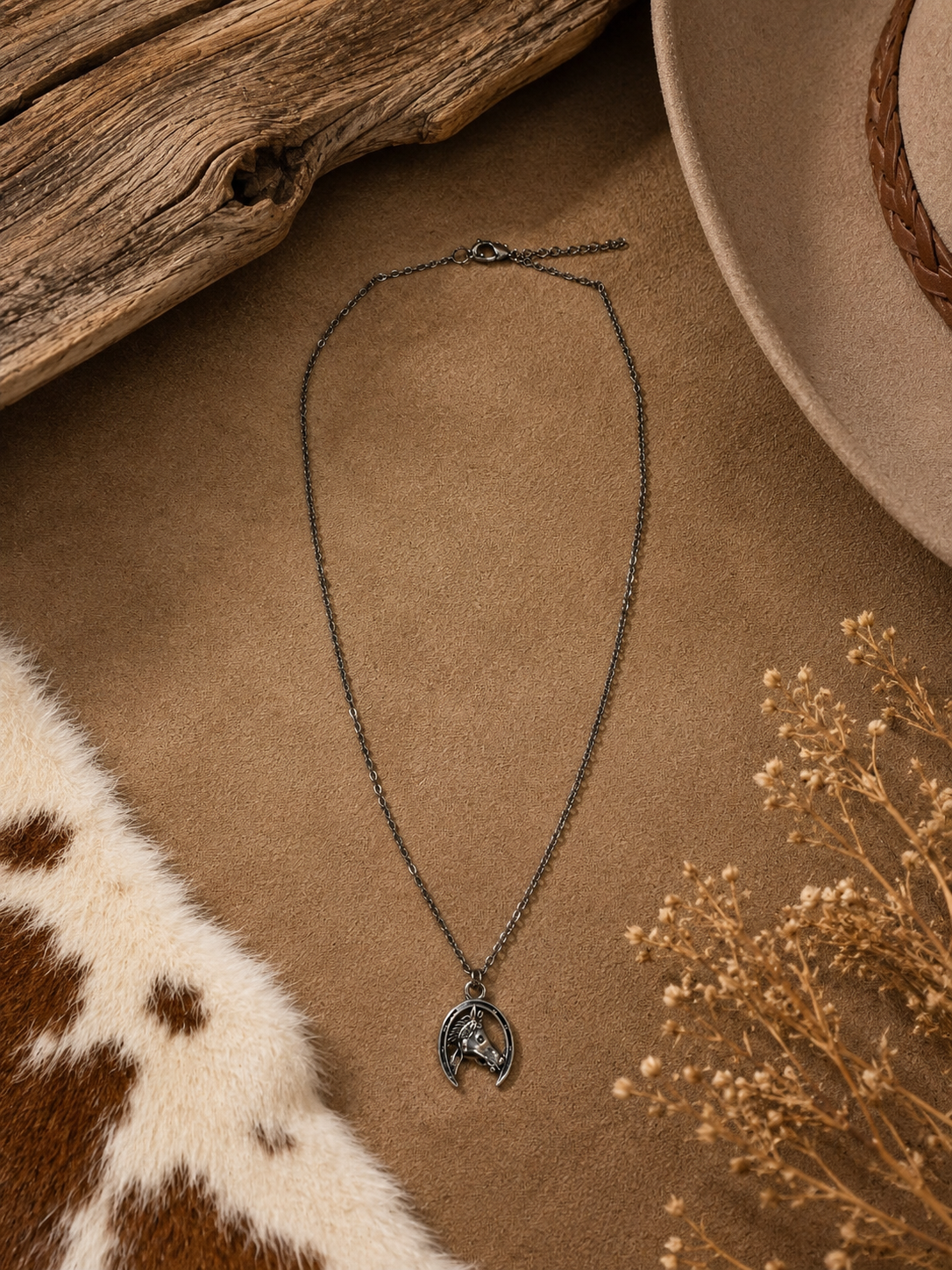 Midnight Mustang Necklace