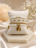 Gold Horse Bracelet Stack